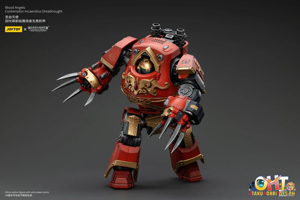 Joytoy 1/18 Blood Angels Contemptor-Incaendius Dreadnought Jt00737 Articulated Figure