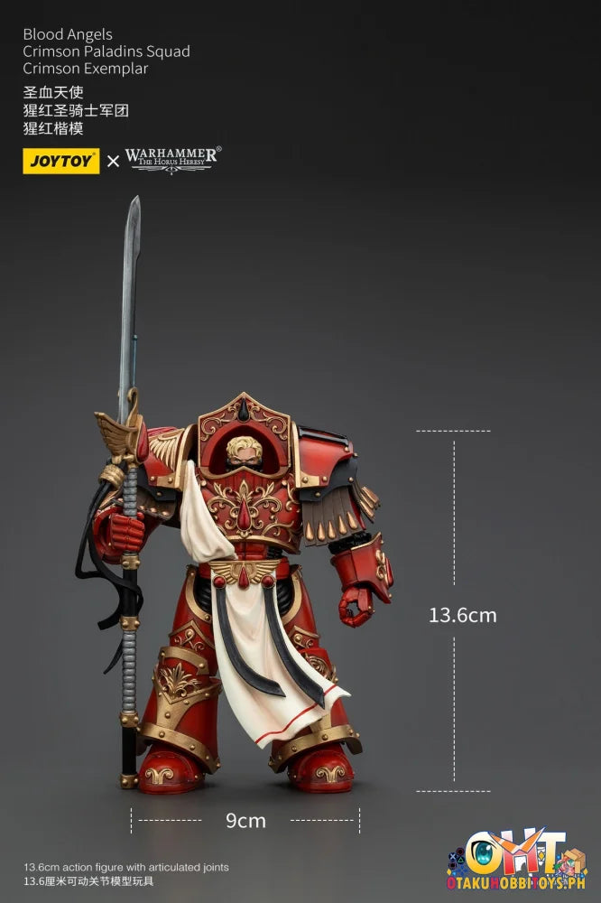 Joytoy 1/18 Blood Angels Crimson Paladins Squad Exemplar Jt00300 Articulated Figure