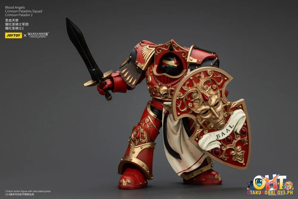Joytoy 1/18 Blood Angels Crimson Paladins Squad Paladin 2 Jt00324 Articulated Figure