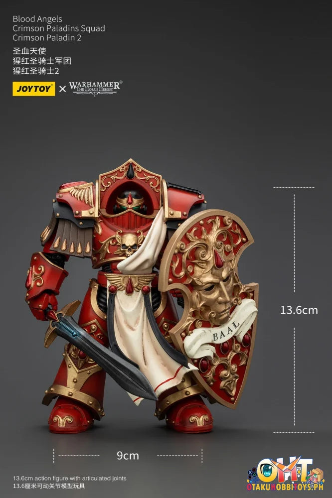 Joytoy 1/18 Blood Angels Crimson Paladins Squad Paladin 2 Jt00324 Articulated Figure