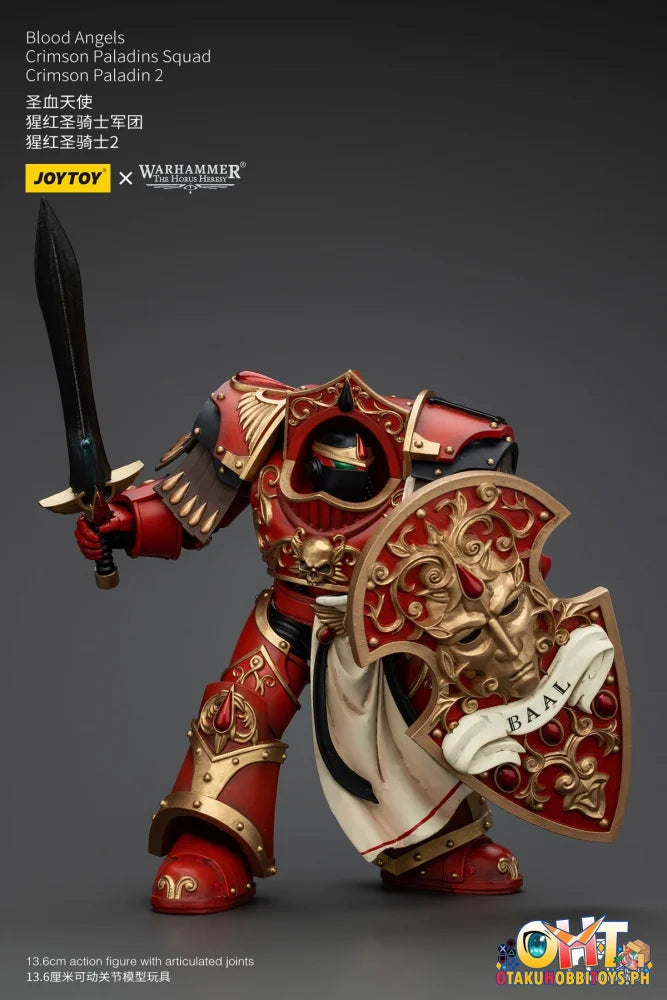Joytoy 1/18 Blood Angels Crimson Paladins Squad Paladin 2 Jt00324 Articulated Figure