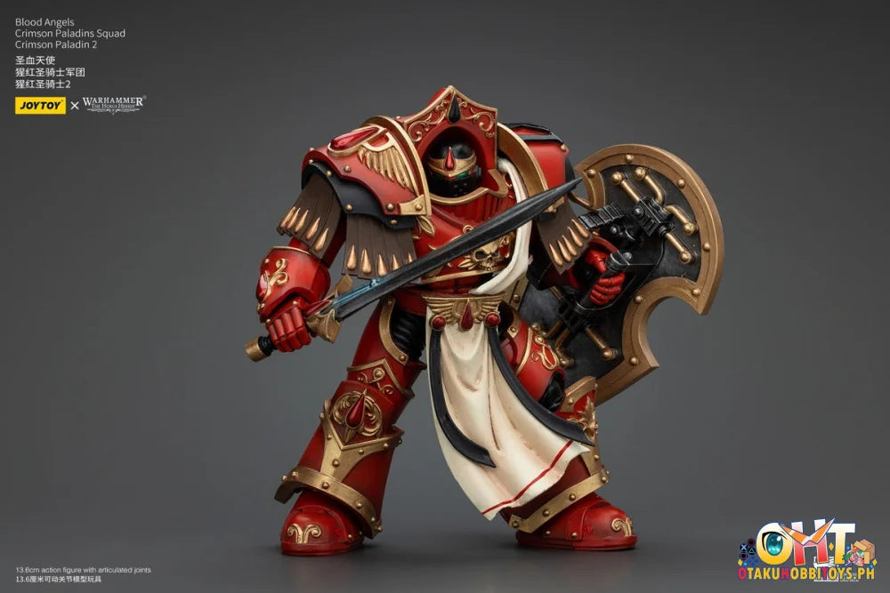 Joytoy 1/18 Blood Angels Crimson Paladins Squad Paladin 2 Jt00324 Articulated Figure