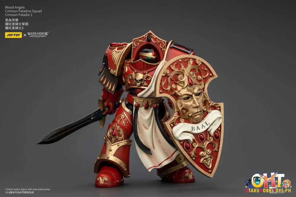 Joytoy 1/18 Blood Angels Crimson Paladins Squad Paladin 2 Jt00324 Articulated Figure