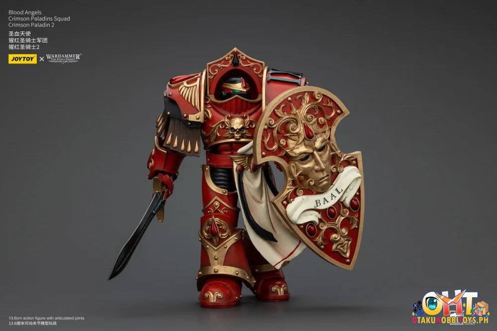 Joytoy 1/18 Blood Angels Crimson Paladins Squad Paladin 2 Jt00324 Articulated Figure