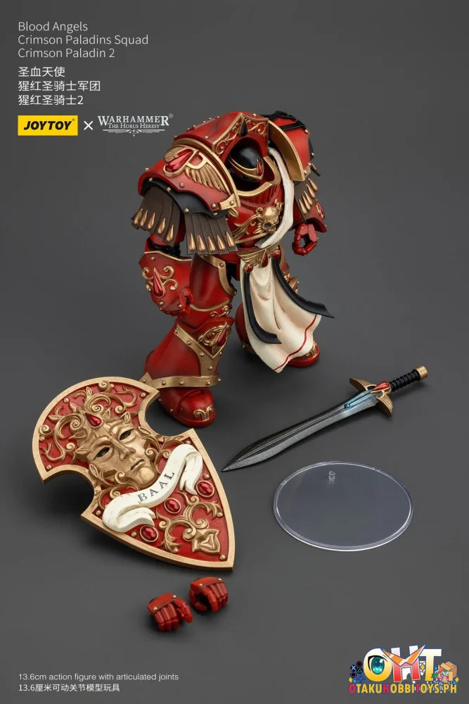 Joytoy 1/18 Blood Angels Crimson Paladins Squad Paladin 2 Jt00324 Articulated Figure
