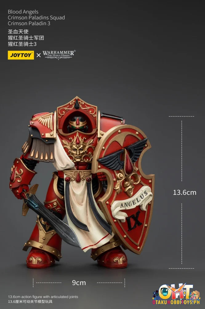 Joytoy 1/18 Blood Angels Crimson Paladins Squad Paladin 3 Jt00331 Articulated Figure