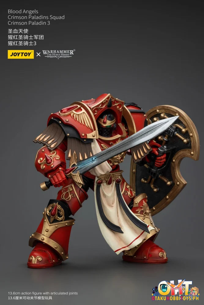 Joytoy 1/18 Blood Angels Crimson Paladins Squad Paladin 3 Jt00331 Articulated Figure