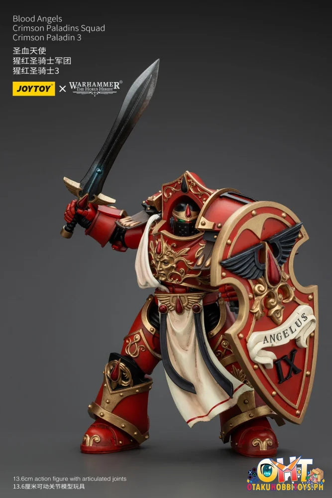 Joytoy 1/18 Blood Angels Crimson Paladins Squad Paladin 3 Jt00331 Articulated Figure