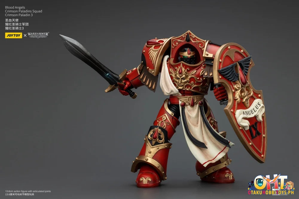 Joytoy 1/18 Blood Angels Crimson Paladins Squad Paladin 3 Jt00331 Articulated Figure
