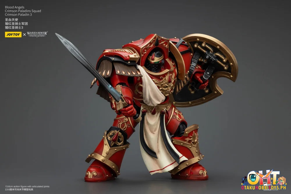 Joytoy 1/18 Blood Angels Crimson Paladins Squad Paladin 3 Jt00331 Articulated Figure