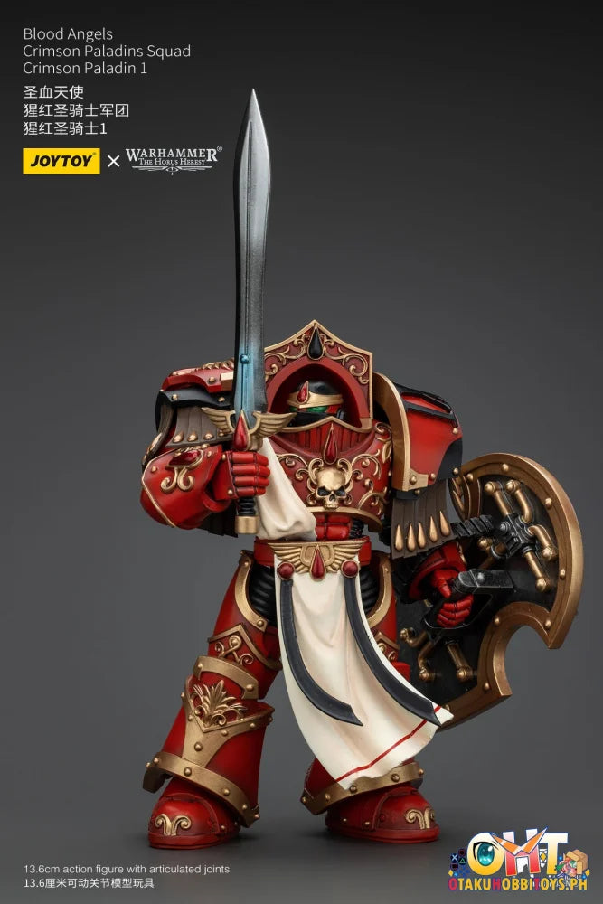 Joytoy 1/18 Blood Angels Crimson Paladins Squad Paladin 1 Jt003171 Articulated Figure