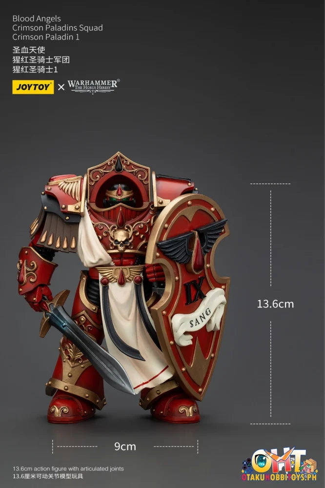 Joytoy 1/18 Blood Angels Crimson Paladins Squad Paladin 1 Jt003171 Articulated Figure