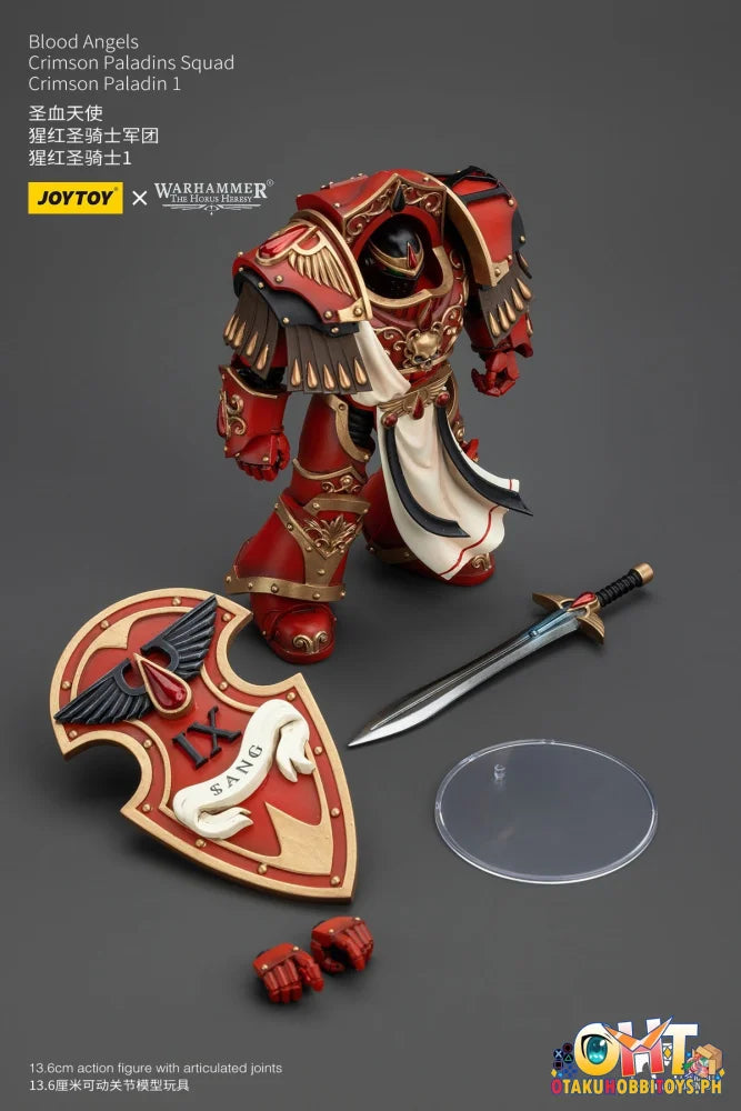 Joytoy 1/18 Blood Angels Crimson Paladins Squad Paladin 1 Jt003171 Articulated Figure