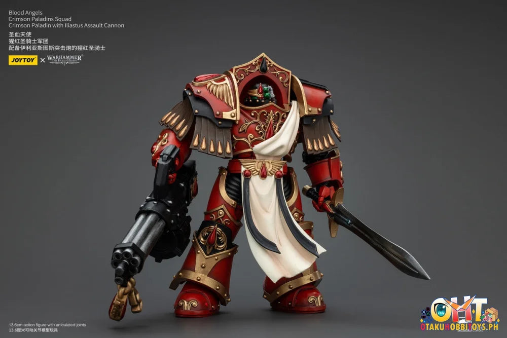 Joytoy 1/18 Blood Angels Crimson Paladins Squad Paladin With Iliastus Assault Cannon Jt00294