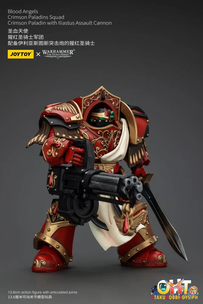 Joytoy 1/18 Blood Angels Crimson Paladins Squad Paladin With Iliastus Assault Cannon Jt00294