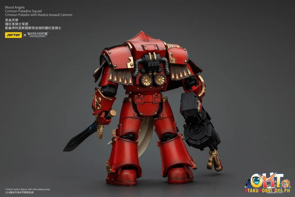 Joytoy 1/18 Blood Angels Crimson Paladins Squad Paladin With Iliastus Assault Cannon Jt00294