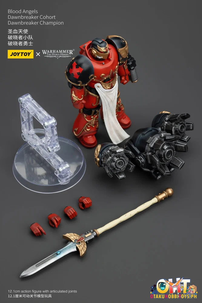 Joytoy 1/18 Blood Angels Dawnbreaker Cohort Champion Jt00461 Articulated Figure