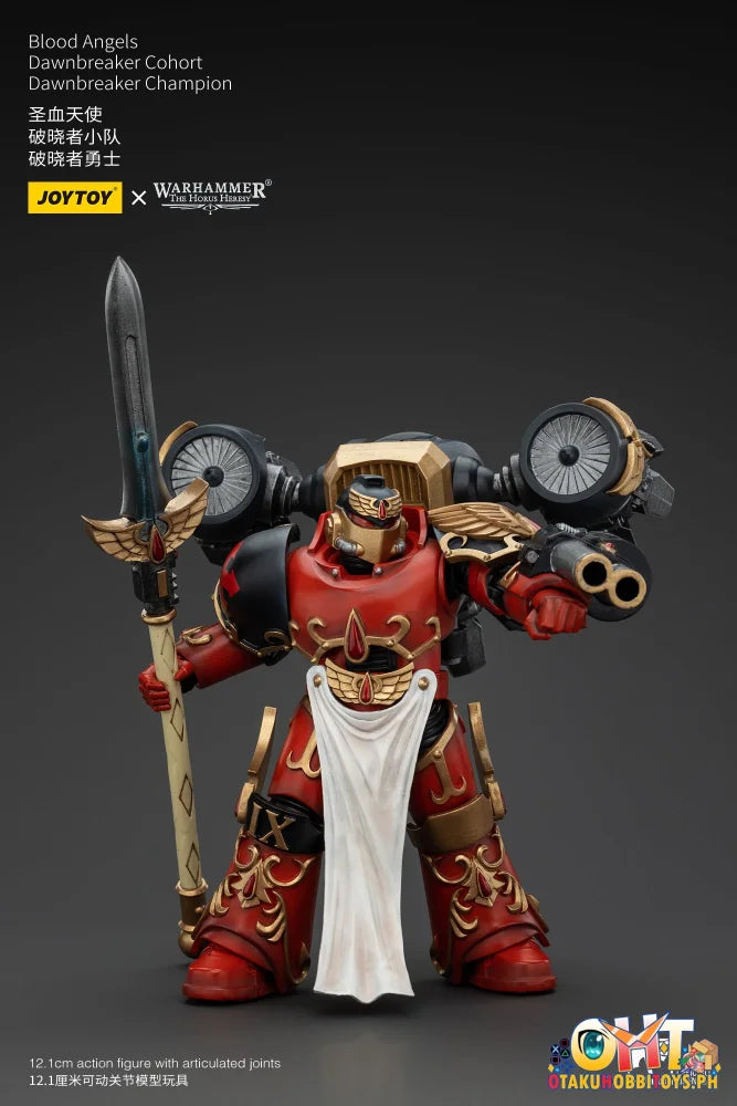 Joytoy 1/18 Blood Angels Dawnbreaker Cohort Champion Jt00461 Articulated Figure