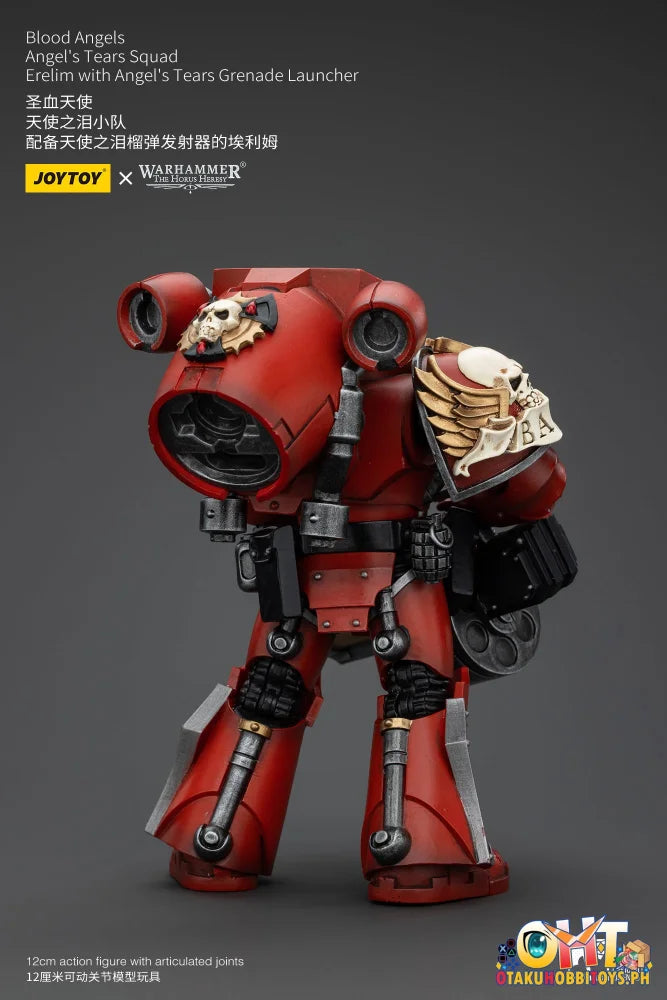 Joytoy 1/18 Blood Angels Angel’s Tears Squad Erelim With Grenade Launcher Articulated Figure