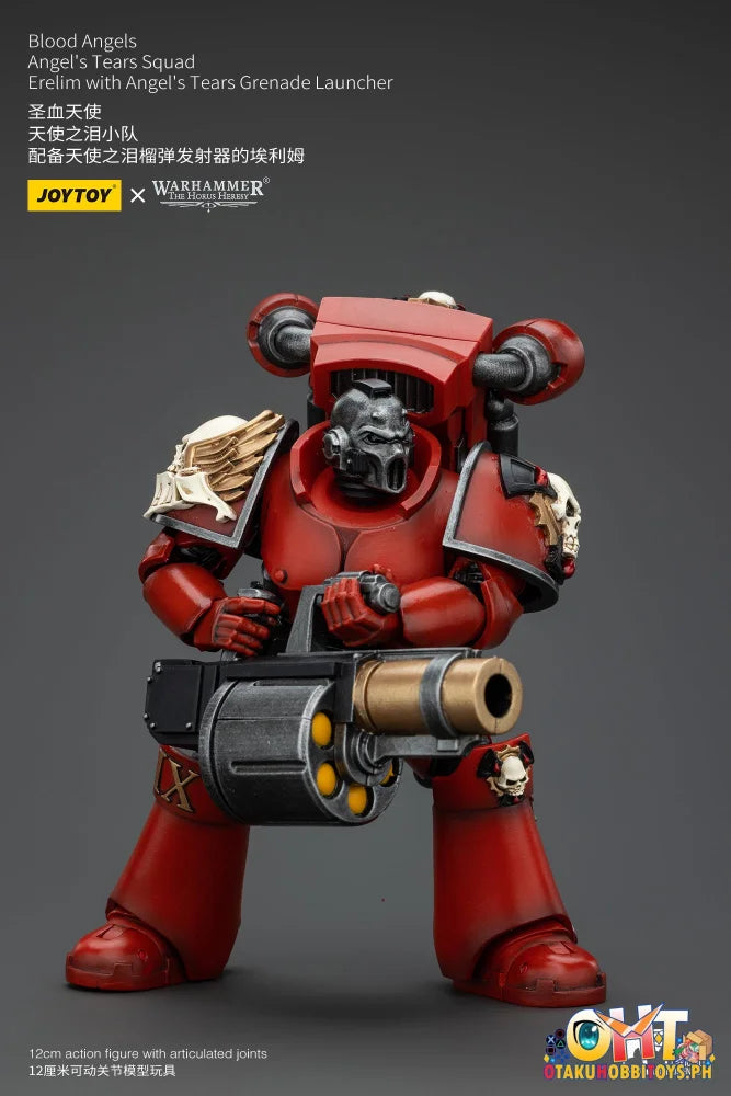 Joytoy 1/18 Blood Angels Angel’s Tears Squad Erelim With Grenade Launcher Articulated Figure