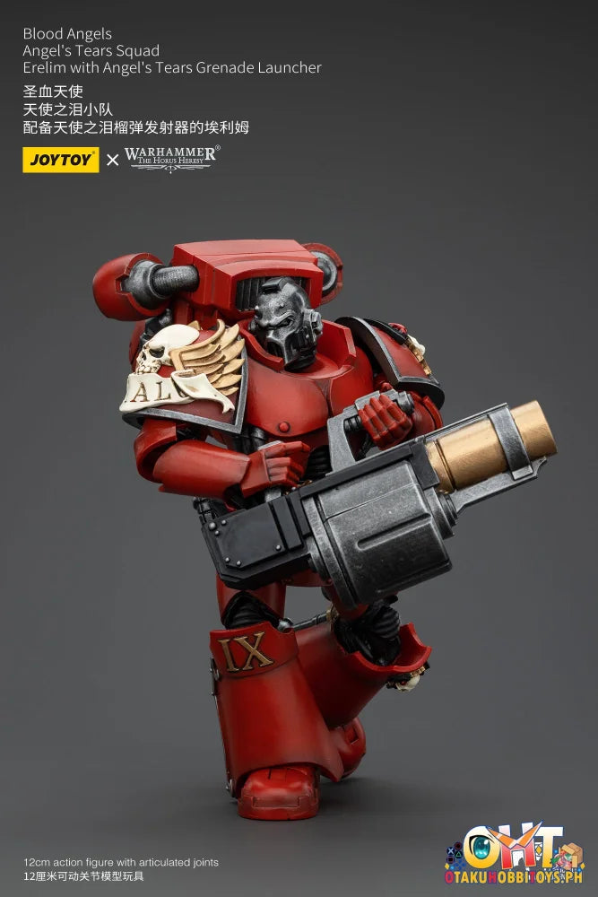 Joytoy 1/18 Blood Angels Angel’s Tears Squad Erelim With Grenade Launcher Articulated Figure