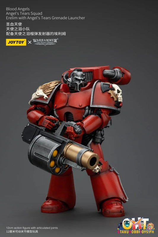 Joytoy 1/18 Blood Angels Angel’s Tears Squad Erelim With Grenade Launcher Articulated Figure