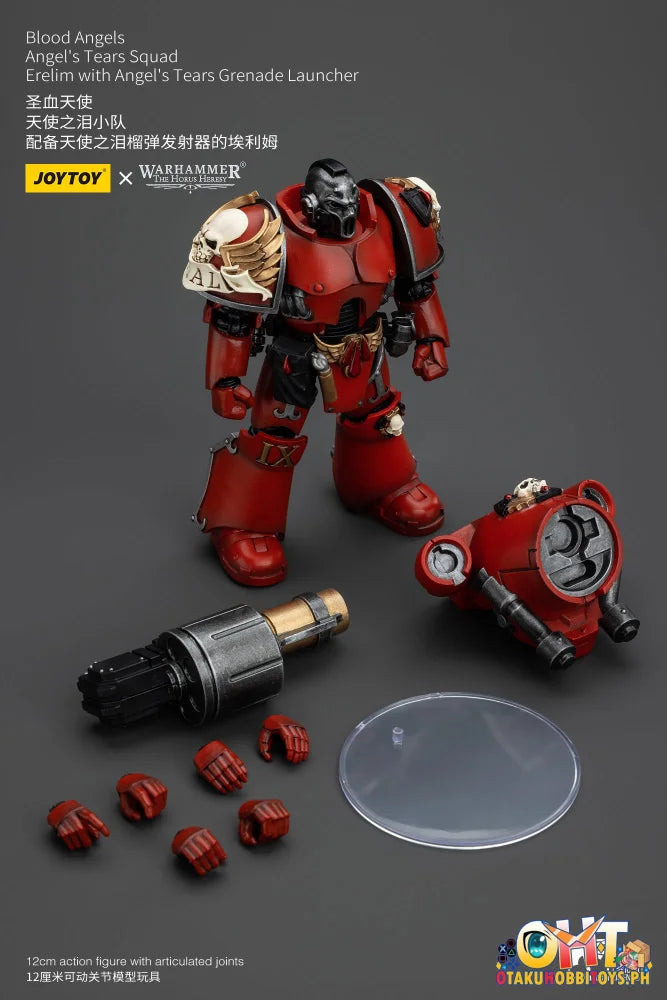 Joytoy 1/18 Blood Angels Angel’s Tears Squad Erelim With Grenade Launcher Articulated Figure