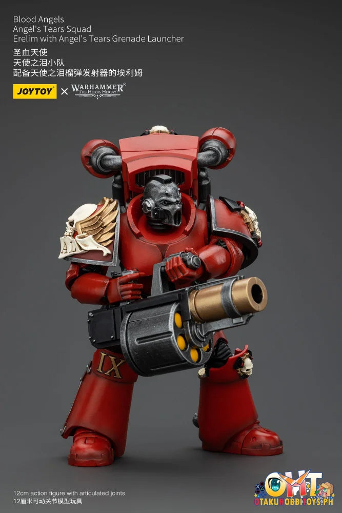 Joytoy 1/18 Blood Angels Angel’s Tears Squad Erelim With Grenade Launcher Articulated Figure