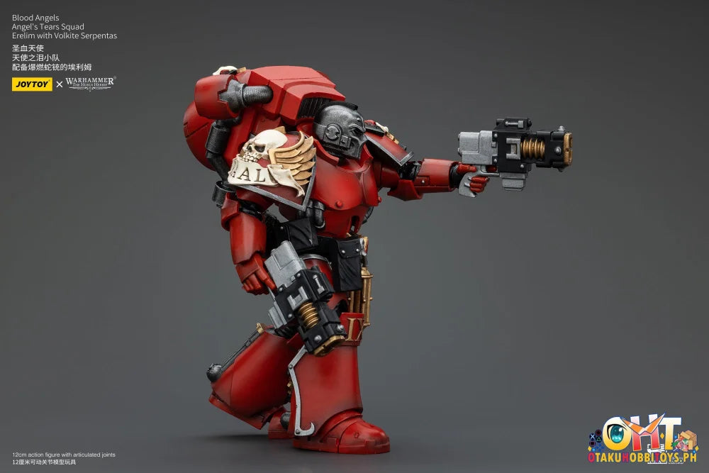 Joytoy 1/18 Blood Angels Angel’s Tears Squad Erelim With Volkite Serpentas Articulated Figure