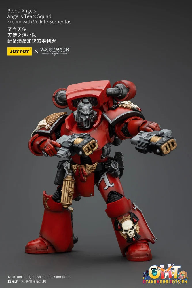 Joytoy 1/18 Blood Angels Angel’s Tears Squad Erelim With Volkite Serpentas Articulated Figure