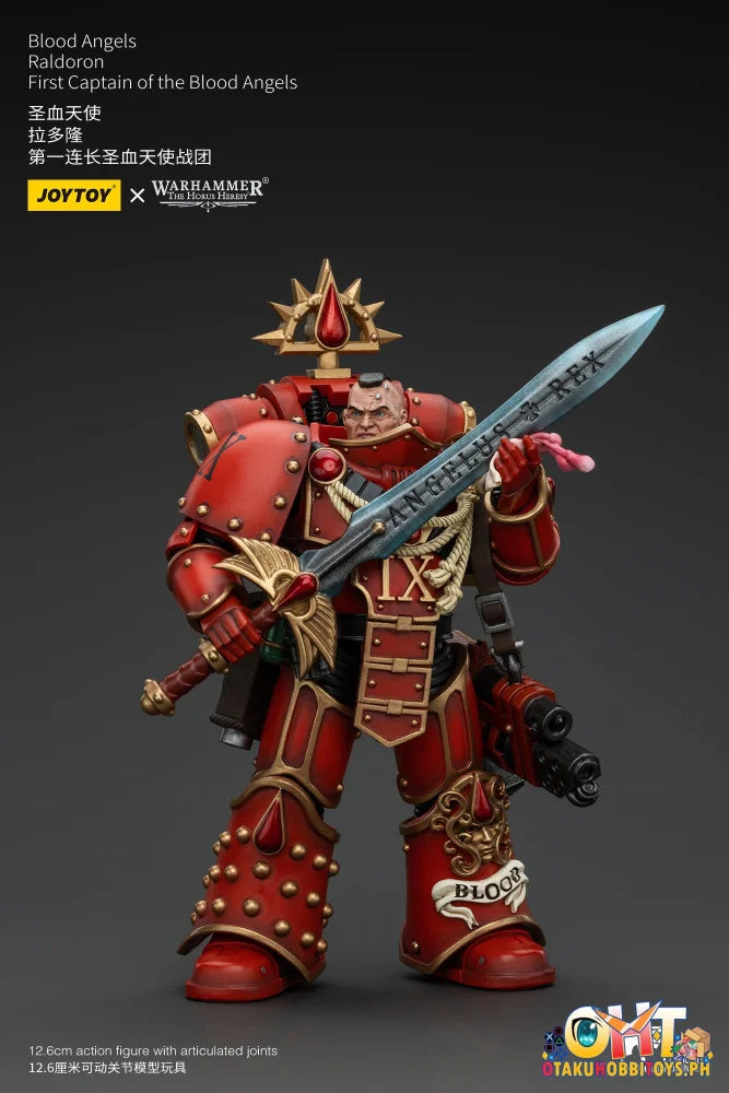 Joytoy 1/18 First Captain Of The Blood Angels Jt00720 Articulated Figure