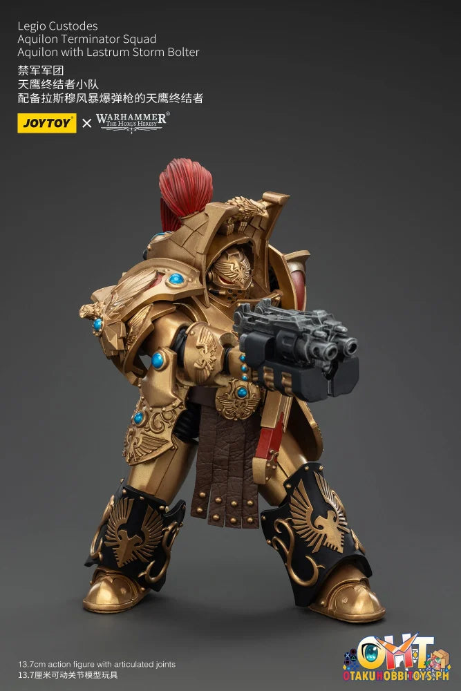 Joytoy 1/18 Legio Custodes Aquilon Terminator Squad With Lastrum Storm Bolter Jt00744 Articulated