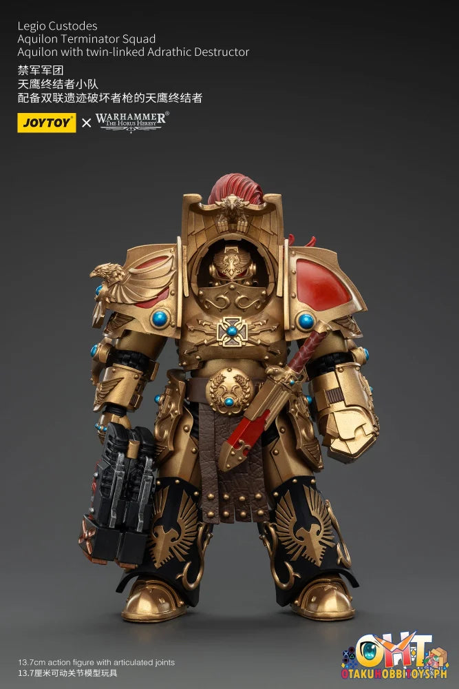 Joytoy 1/18 Legio Custodes Aquilon Terminator Squad With Twin-Linked Adrathic Destructor Jt00751