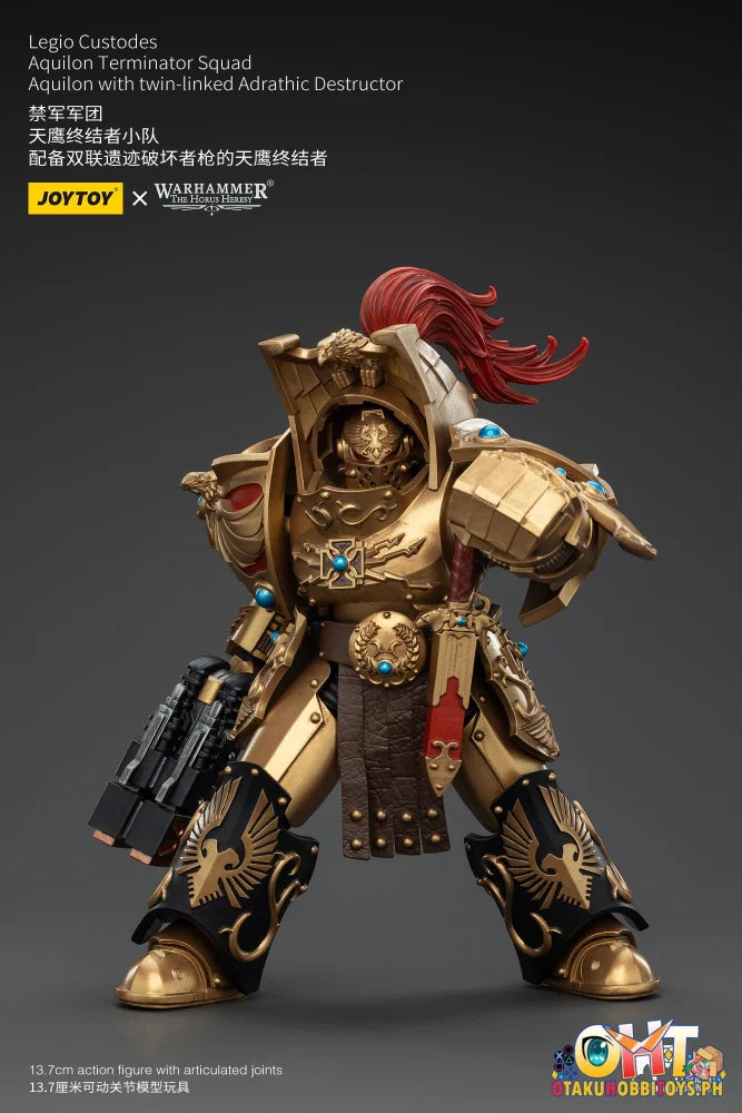 Joytoy 1/18 Legio Custodes Aquilon Terminator Squad With Twin-Linked Adrathic Destructor Jt00751