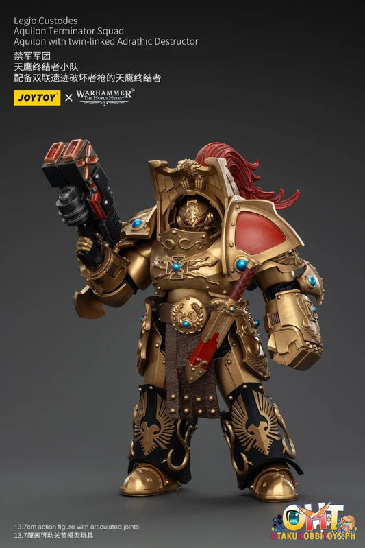 Joytoy 1/18 Legio Custodes Aquilon Terminator Squad With Twin-Linked Adrathic Destructor Jt00751