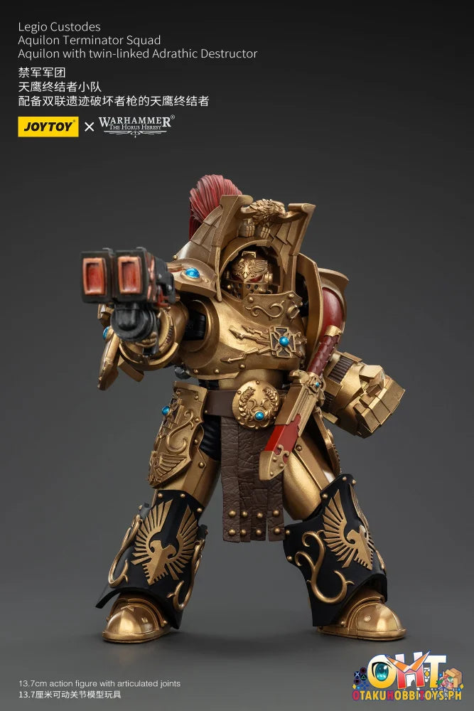 Joytoy 1/18 Legio Custodes Aquilon Terminator Squad With Twin-Linked Adrathic Destructor Jt00751