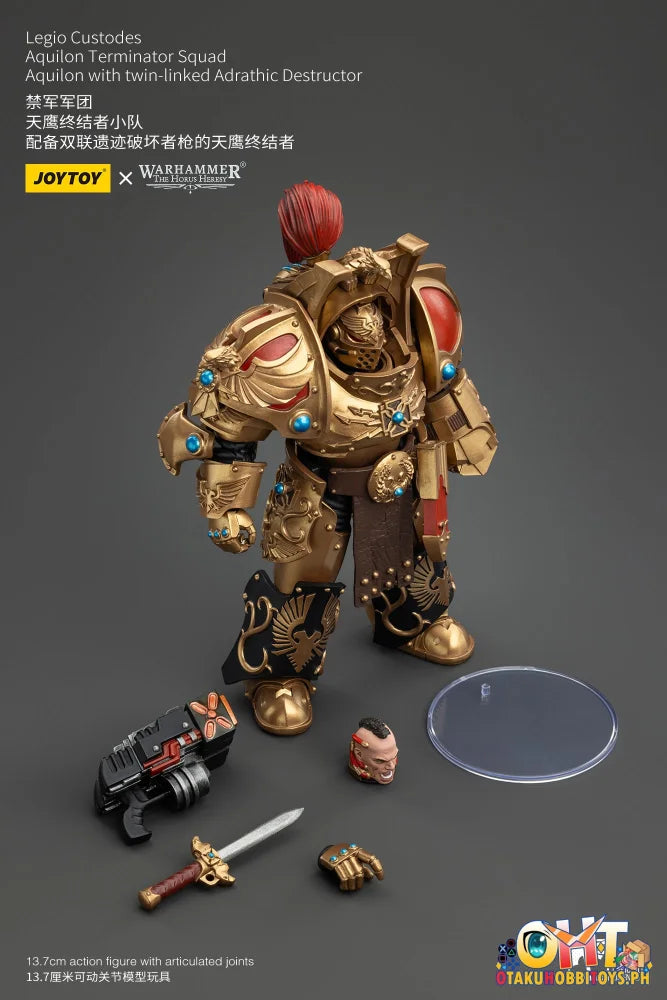 Joytoy 1/18 Legio Custodes Aquilon Terminator Squad With Twin-Linked Adrathic Destructor Jt00751