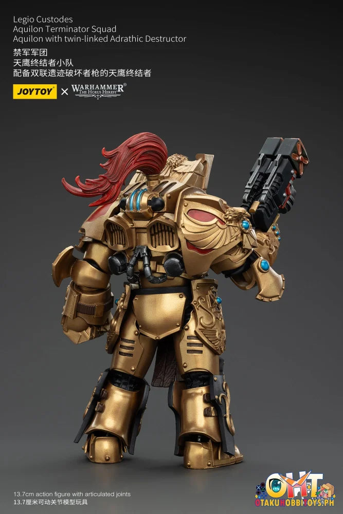 Joytoy 1/18 Legio Custodes Aquilon Terminator Squad With Twin-Linked Adrathic Destructor Jt00751