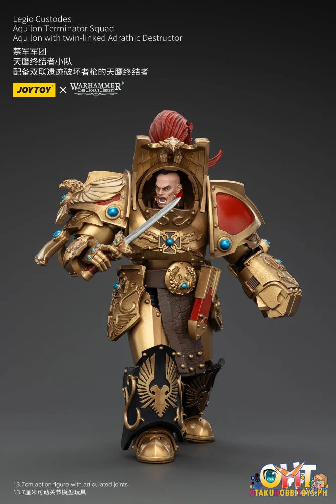 Joytoy 1/18 Legio Custodes Aquilon Terminator Squad With Twin-Linked Adrathic Destructor Jt00751