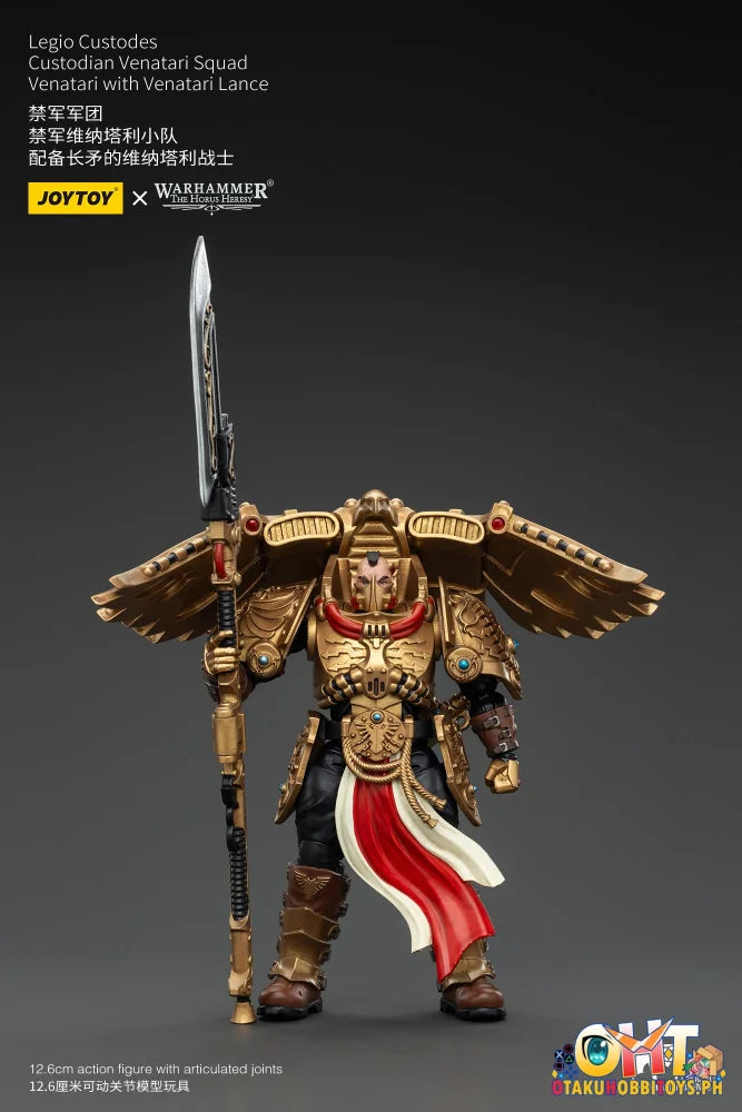 Joytoy 1/18 Legio Custodes Custodian Venatari Squad With Lance Jt00799 Articulated Figure
