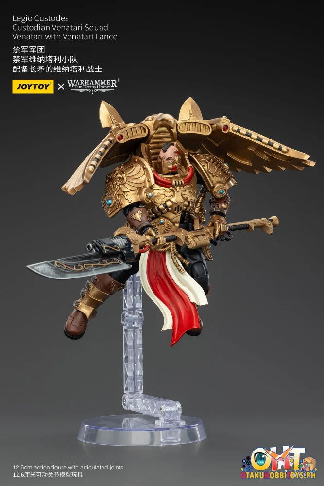 Joytoy 1/18 Legio Custodes Custodian Venatari Squad With Lance Jt00799 Articulated Figure