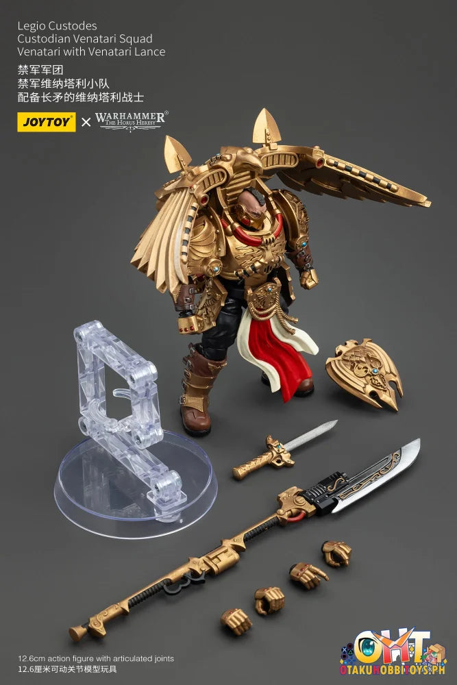 Joytoy 1/18 Legio Custodes Custodian Venatari Squad With Lance Jt00799 Articulated Figure