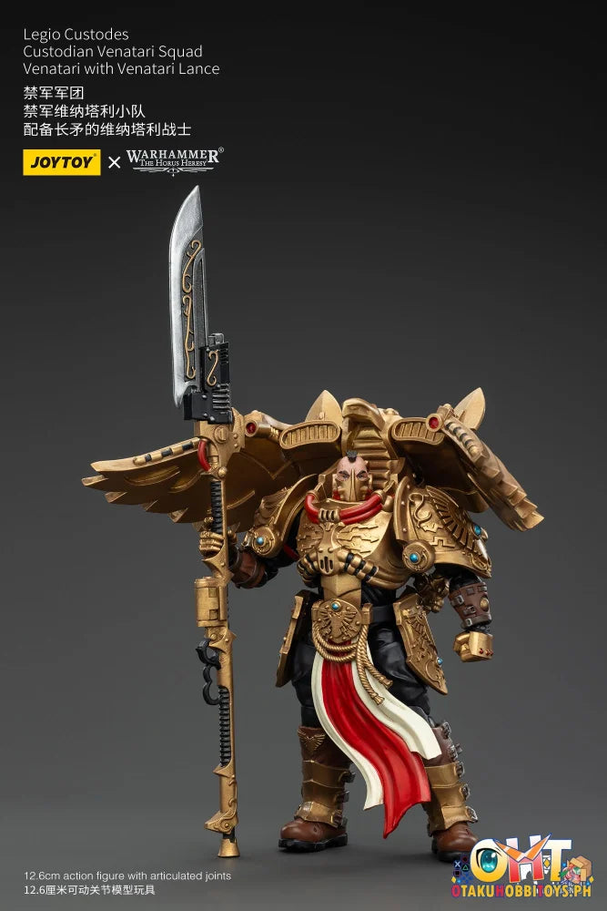 Joytoy 1/18 Legio Custodes Custodian Venatari Squad With Lance Jt00799 Articulated Figure