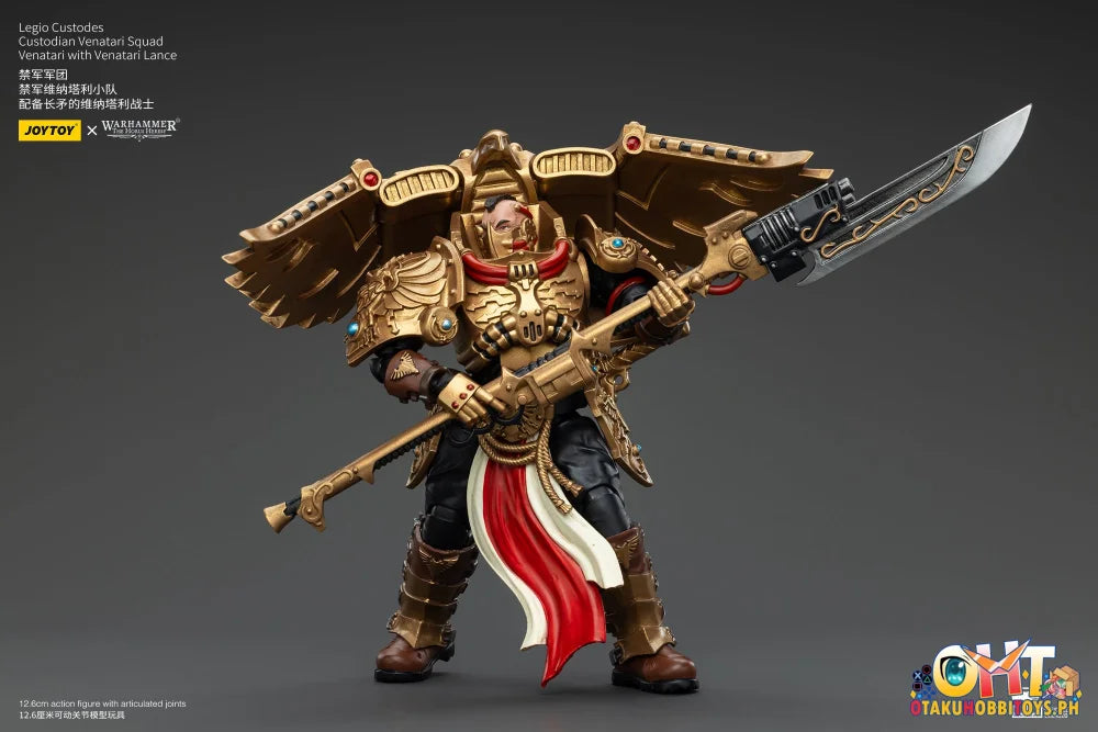 Joytoy 1/18 Legio Custodes Custodian Venatari Squad With Lance Jt00799 Articulated Figure