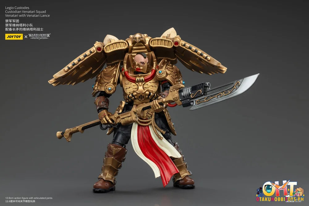 Joytoy 1/18 Legio Custodes Custodian Venatari Squad With Lance Jt00799 Articulated Figure