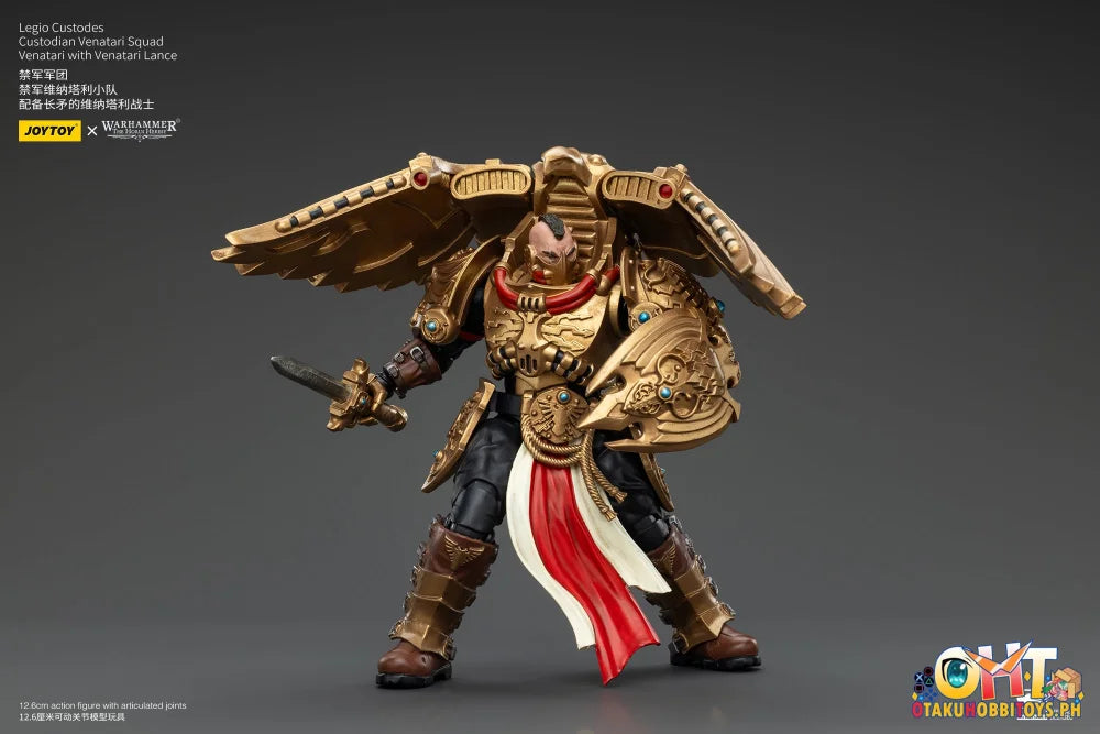 Joytoy 1/18 Legio Custodes Custodian Venatari Squad With Lance Jt00799 Articulated Figure
