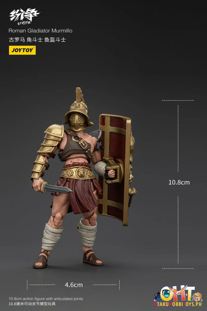 Joytoy 1/18 Roman Gladiator Murmillo Articulate Figure