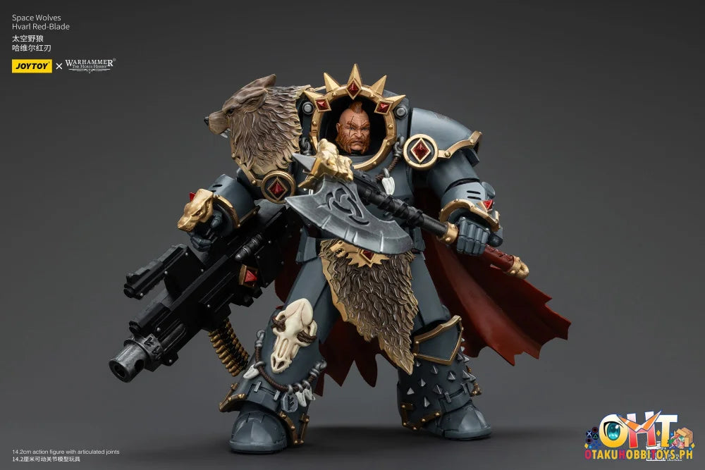 Joytoy 1/18 Space Wolves Hvarl Red-Blade Jt00140 Articulated Figure