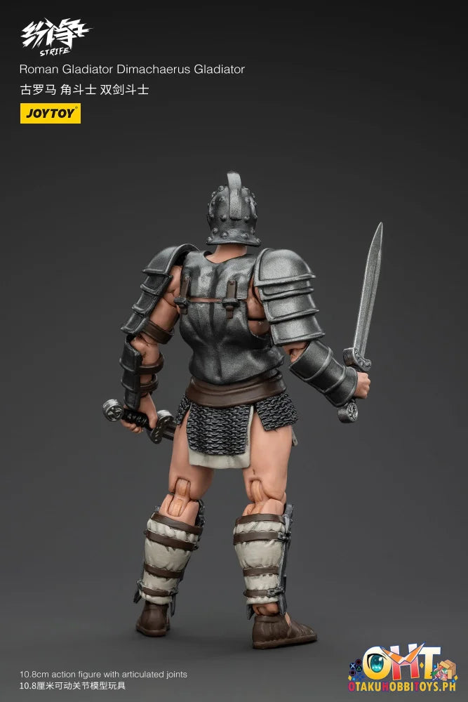 Joytoy 1/18 Strife Roman Gladiator Dimachaerus Jt00706 Scale Figure