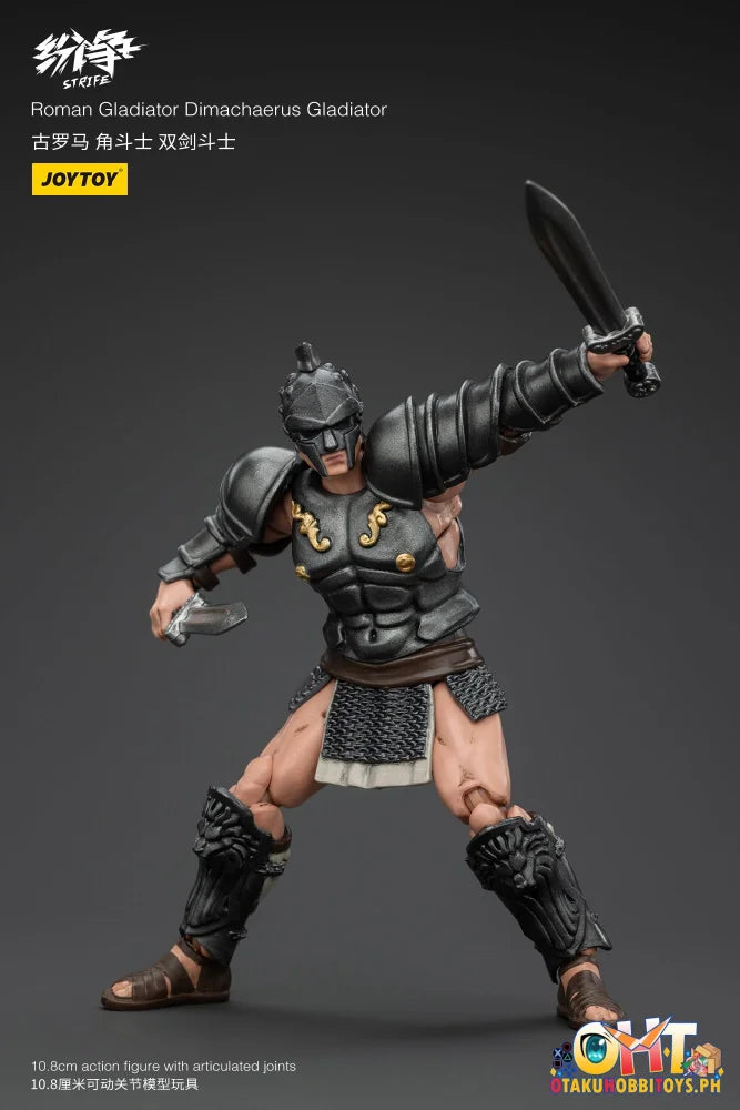 Joytoy 1/18 Strife Roman Gladiator Dimachaerus Jt00706 Scale Figure